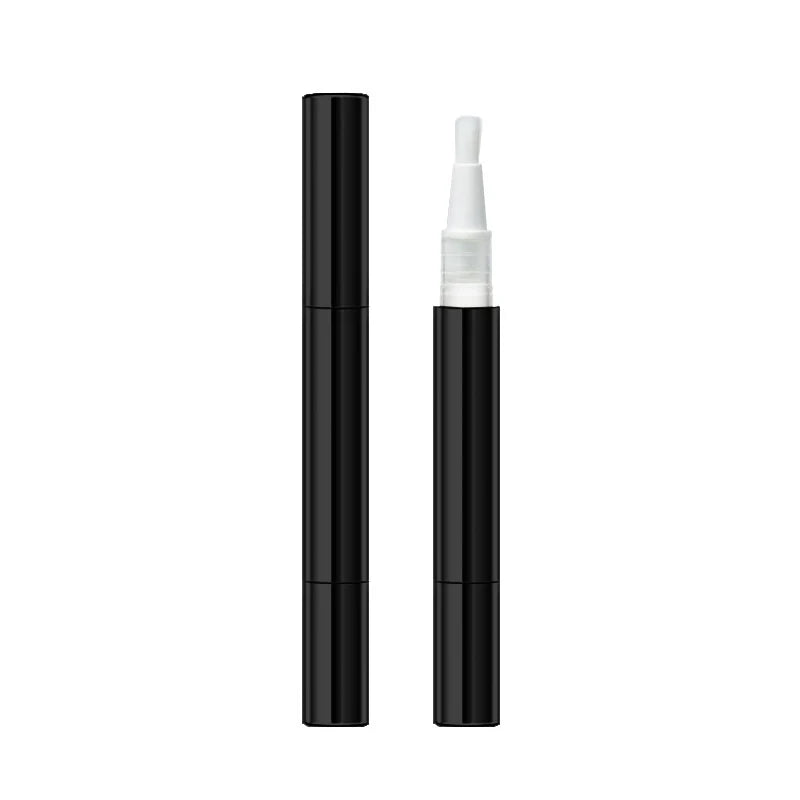 3ml Refillable Twist Pen | Cuticle Oil & Lip Gloss Brush Refillable Applicator Pen QXL Black