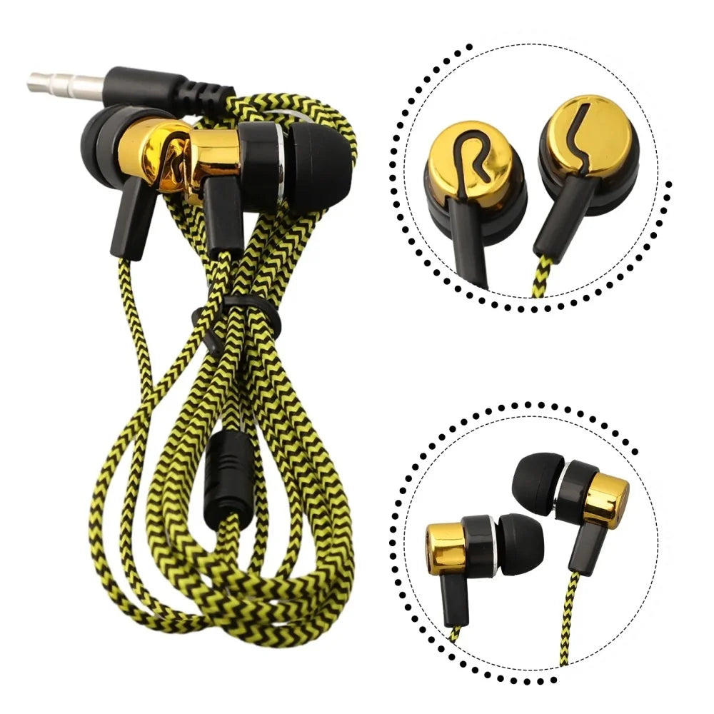 3.5mm Wired In-Ear Earbuds | Bass Stereo Noise Isolating Wired In-Ear Earbuds QXL