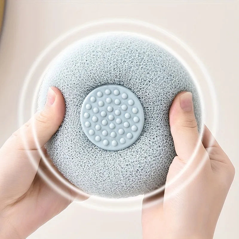 Massage Bath Sponge Ball | Body Scrubbing & Exfoliating Bath Scrubbing Sponge QXL