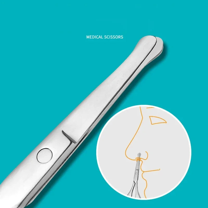 Stainless Steel Grooming Scissors | Nose, Eyebrow & Nail Grooming Scissors QXL