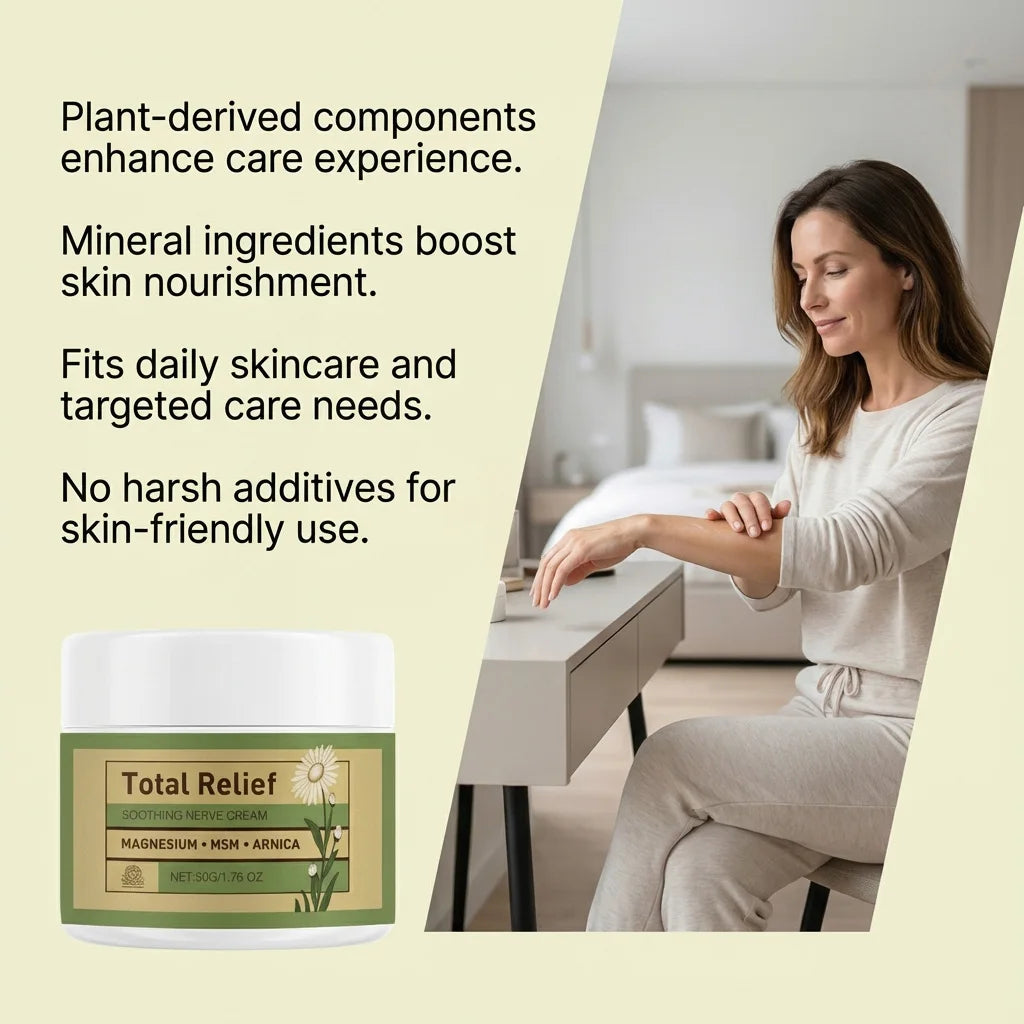 Magnesium MSM & Arnica Body Cream – Deep Hydrating, Non-Greasy Body Moisturising Cream QXL