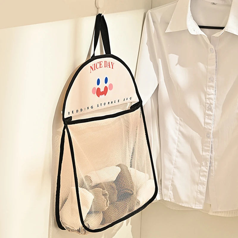 Hanging Mesh Closet Organizer Bag – Clothes, Socks & More Hanging Closet Organizer QXL