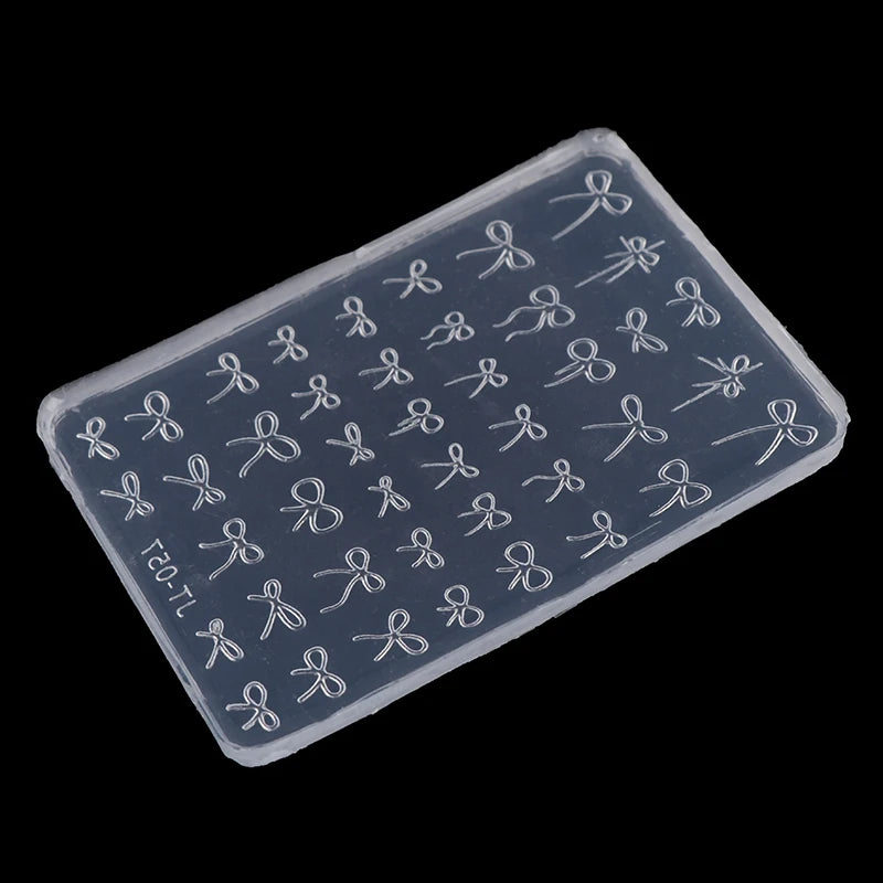 3D Bowknot Silicone Nail Art Mold | DIY Stamping & Carving Nail Art Mold QXL A