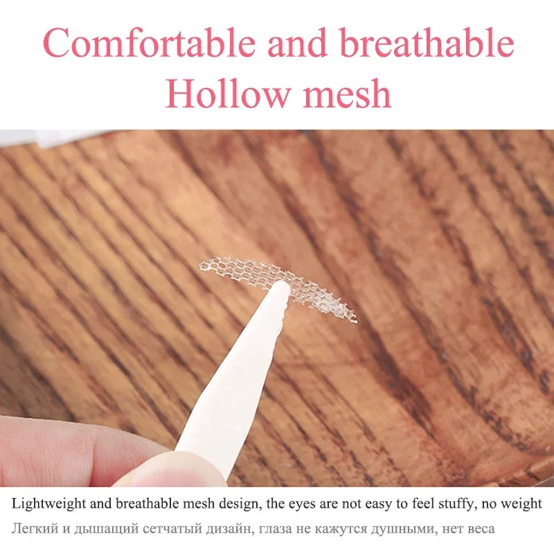 Invisible Double Eyelid Tape Stickers | Lace Mesh 36–240 Pcs Eyelid Tape Stickers QXL
