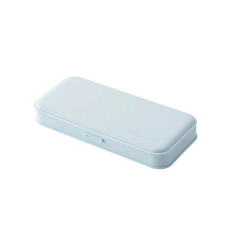 Minimalist Plastic Pencil Case | School & Office Stationery Box Pencil Case QXL 1pc