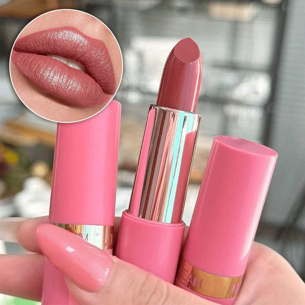 JUJU Dream Shimmer Glitter Lipstick | Metallic Matte Long-Lasting Metallic Shimmer Lipstick QXL