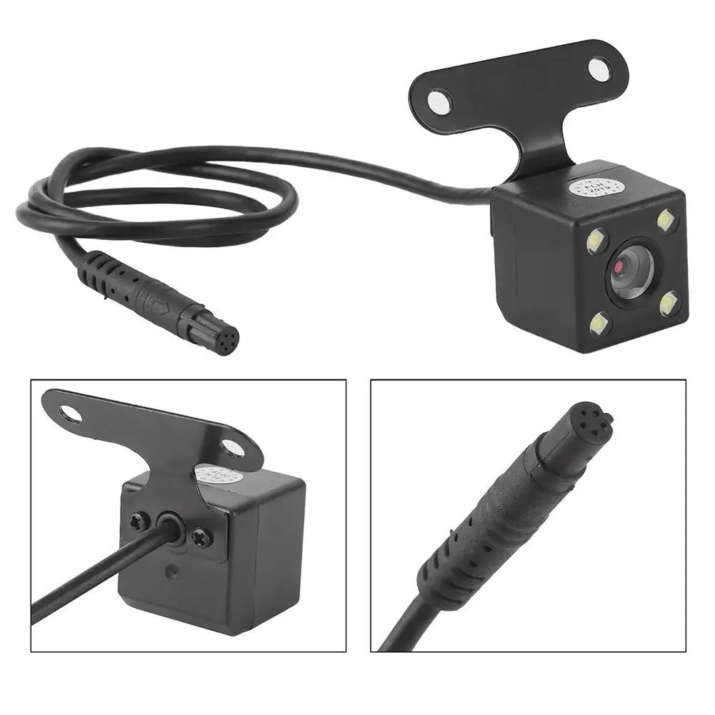 HD Reversing Camera 5-Pin Night Vision 4 LED IP67 Waterproof Reversing Camera QXL