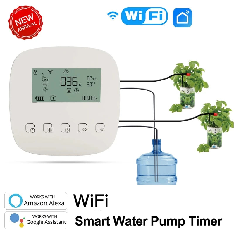 Dreamburgh WiFi Smart Drip Irrigation Timer | Tuya Alexa Smart Irrigation Timer QXL Default Title