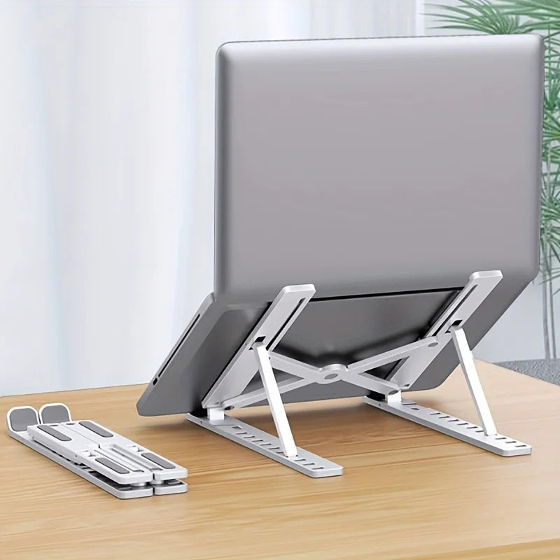 Portable Laptop Stand | 10-Level Folding Notebook Holder Laptop Stand QXL
