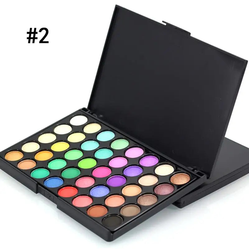 VERONNI 40-Color Glitter Matte Eyeshadow Palette | Waterproof Eyeshadow Palette QXL 40 Color 02