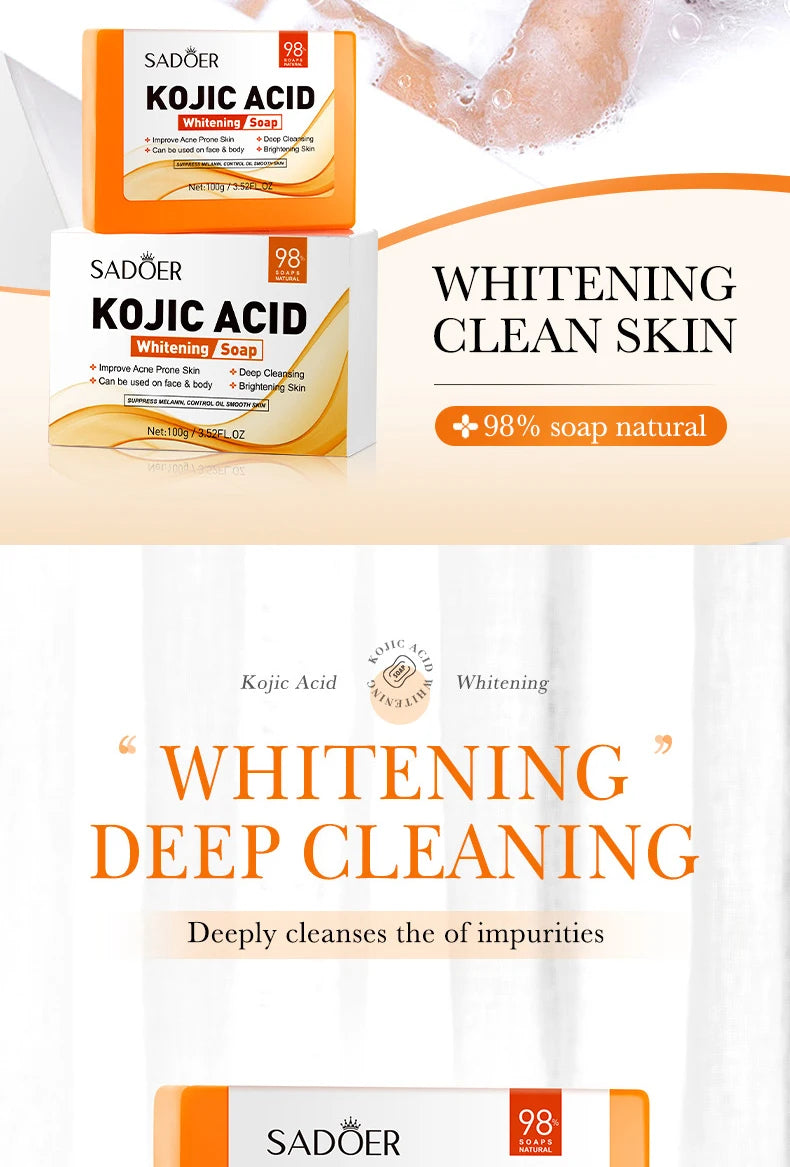 SADOER Facial Soap Cleanser – Moisturizing & Oil Control Facial Soap Cleanser QXL