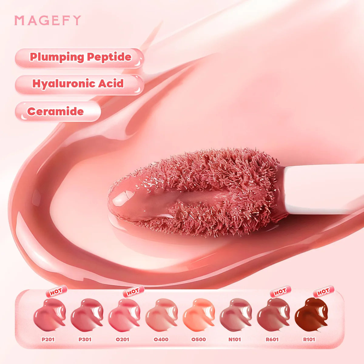 Glitter Lip Gloss Oil Plumper | Tinted Moisturizing Lipstick Tinted Lip Gloss Oil QXL