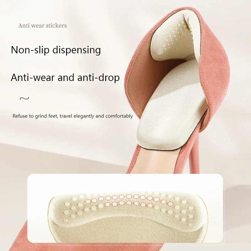 T-Shape Sponge Heel Cushion Pads & Protectors for Women Heel Cushion Pads QXL