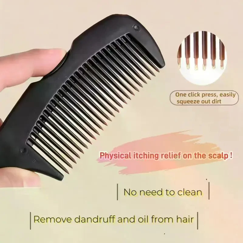 Scalp Massage Comb | Hollow Tooth Dandruff Removal Hairbrush Scalp Massage Comb QXL