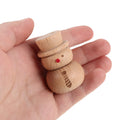 Wooden Snowman Essential Oil Roller Bottle | 2ml Diffuser Essential Oil Roller Bottle QXL Default Title