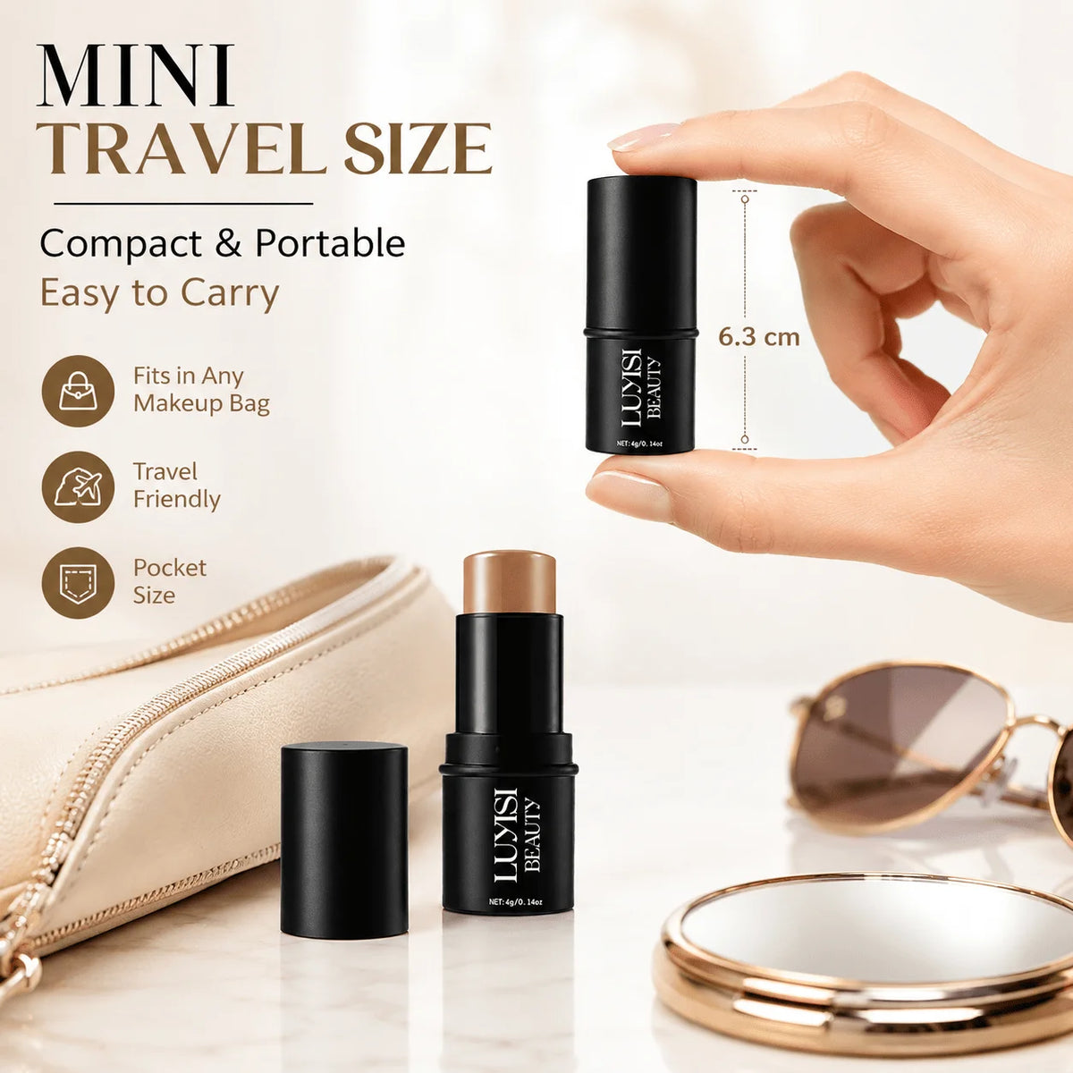 Creamy Waterproof Contour Stick | Matte Face Sculpting Contour Stick QXL