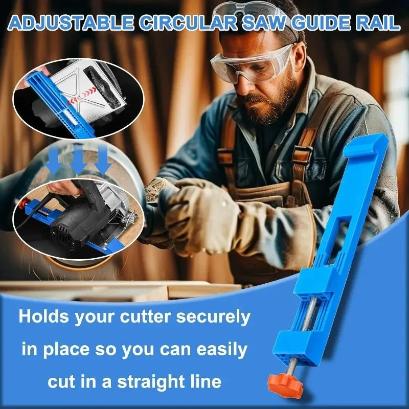 Adjustable Circular Saw Guide Edge Positioner | Wood Cutting Circular Saw Guide QXL