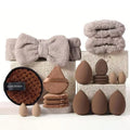 33-Piece Makeup Brush & Beauty Sponge Kit | Full Face Set
