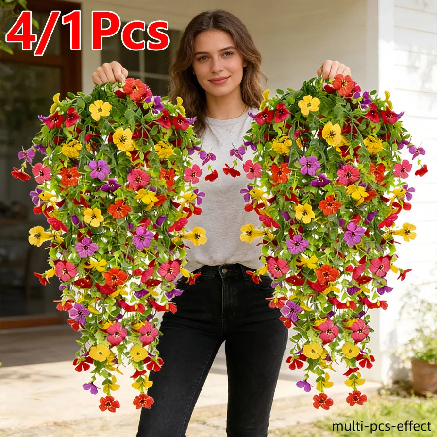 UV Resistant Artificial Flower Vine Garland | Indoor & Outdoor Artificial Flower Garland QXL