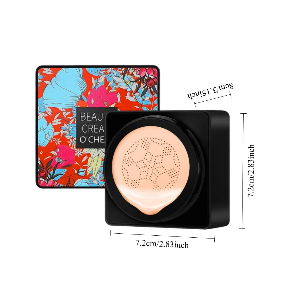 Mushroom Head Air Cushion BB Cream | Full Coverage Foundation Air Cushion Foundation QXL