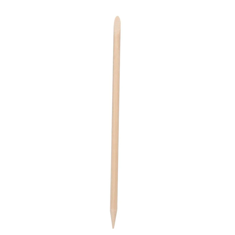 200-Pack Double-Head Orange Wood Cuticle Pusher Sticks Cuticle Pusher Sticks QXL