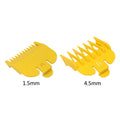 Hair Clipper Guide Combs Set | Limit Comb Accessories 2pc & 4pc Clipper Guide Combs QXL yellow