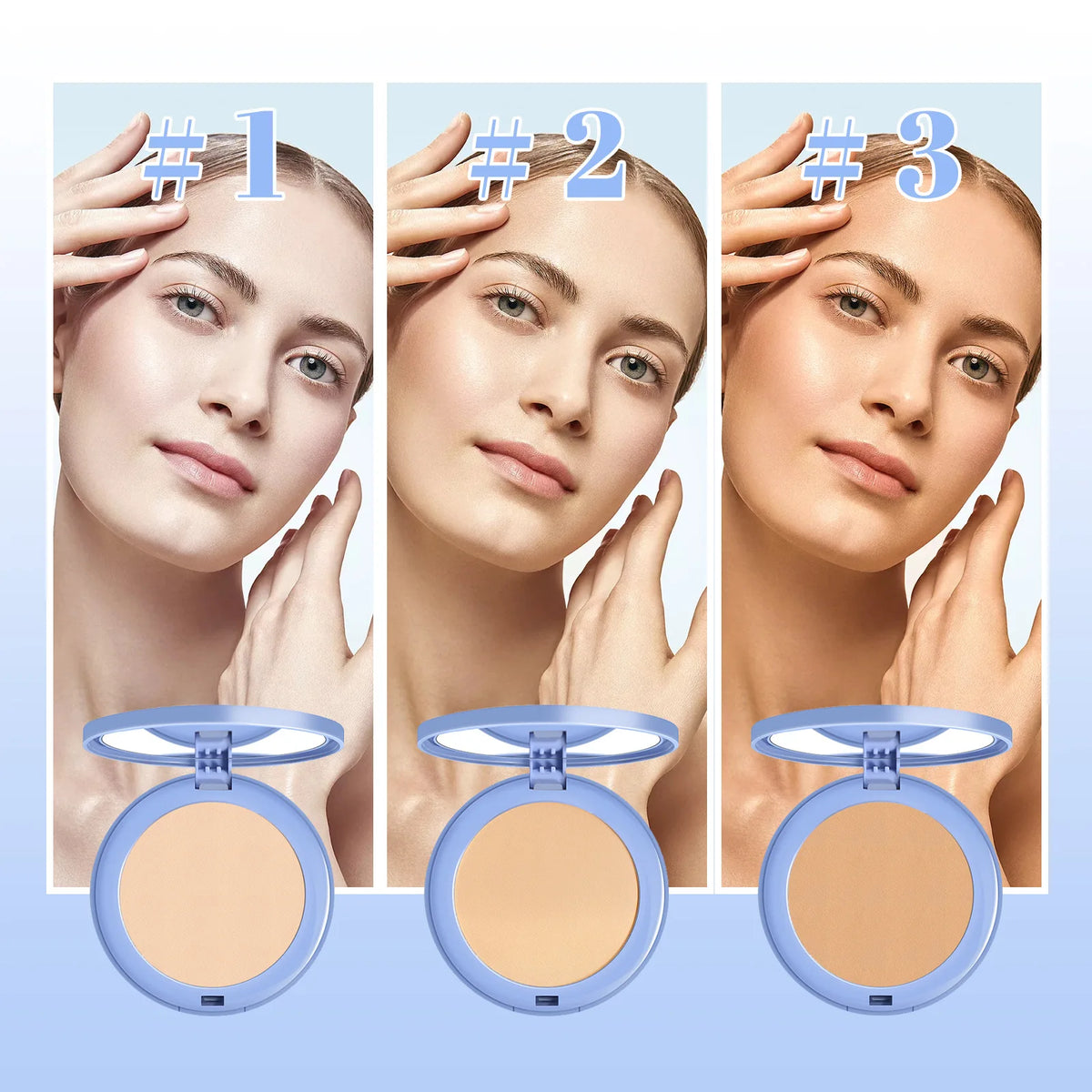 Matte Face Setting Pressed Powder – Oil Control & Long Lasting Pressed Setting Powder QXL