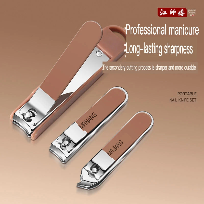 Anti-Splash Stainless Steel Nail Clipper Set | Men & Women Nail Clipper Set QXL