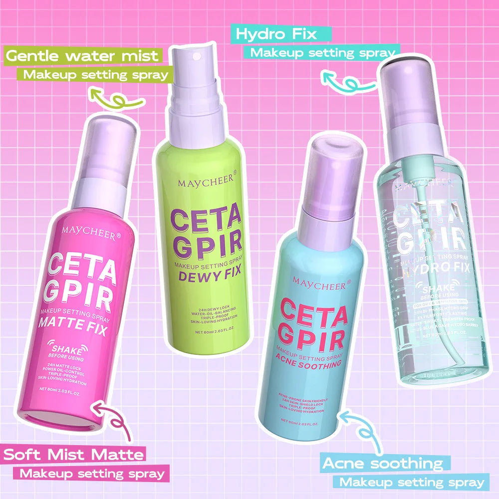Oil-Control Matte Setting Spray | Long-Lasting Waterproof Makeup Setting Spray QXL