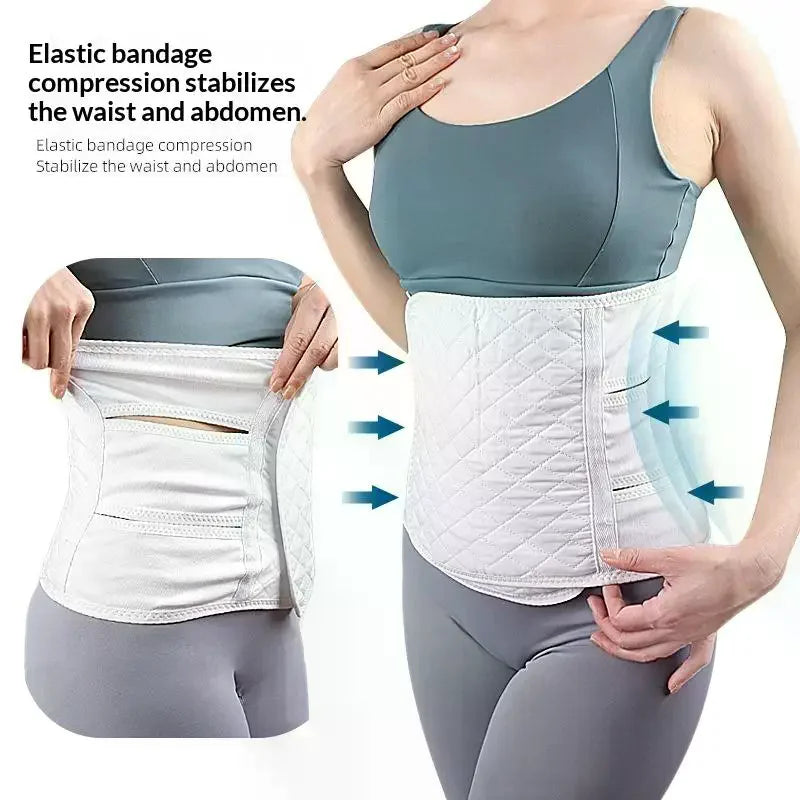 Postpartum Belly Wrap Abdominal Binder | C-Section Support Postpartum Support Belt QXL