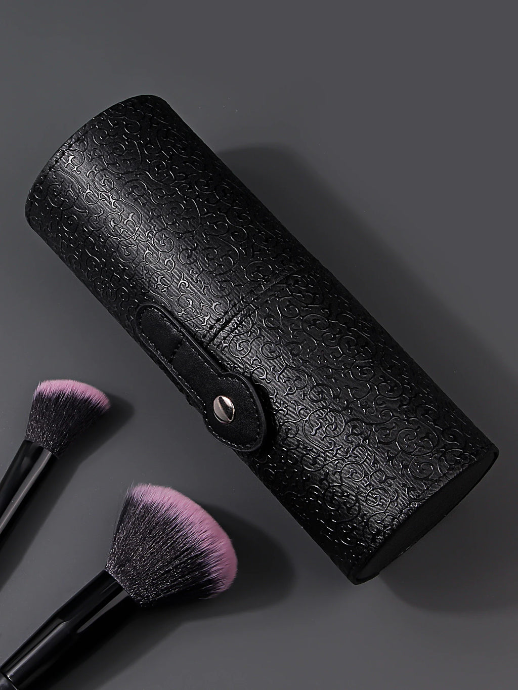 17-Piece Makeup Brush Set with Sponge, Puff & Organizer Makeup Brush Set QXL