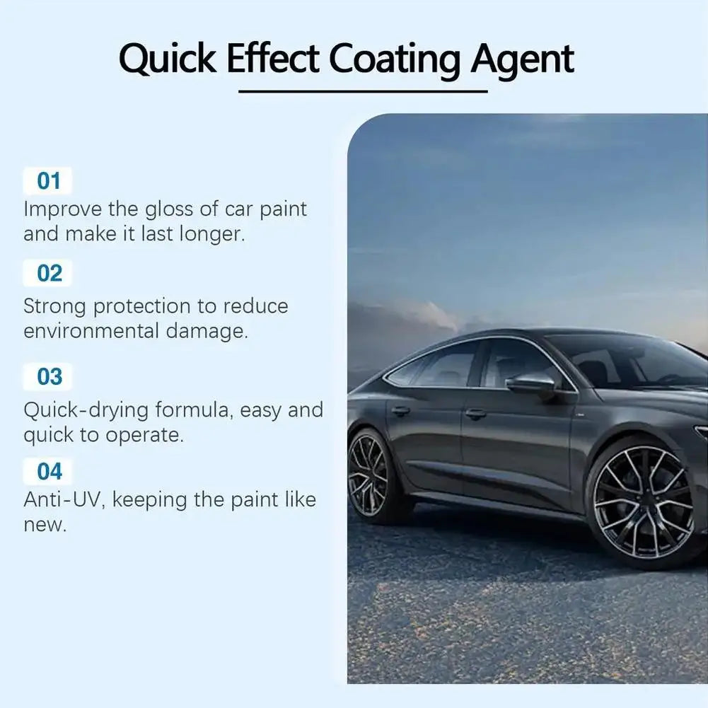 Car Body Coating Spray | Anti-Scratch Protection 120ml Car Coating Spray QXL