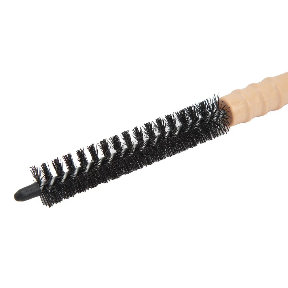 Mini Round Hair Brush – Wooden Handle Detangling Styling Comb Round Hair Brush QXL