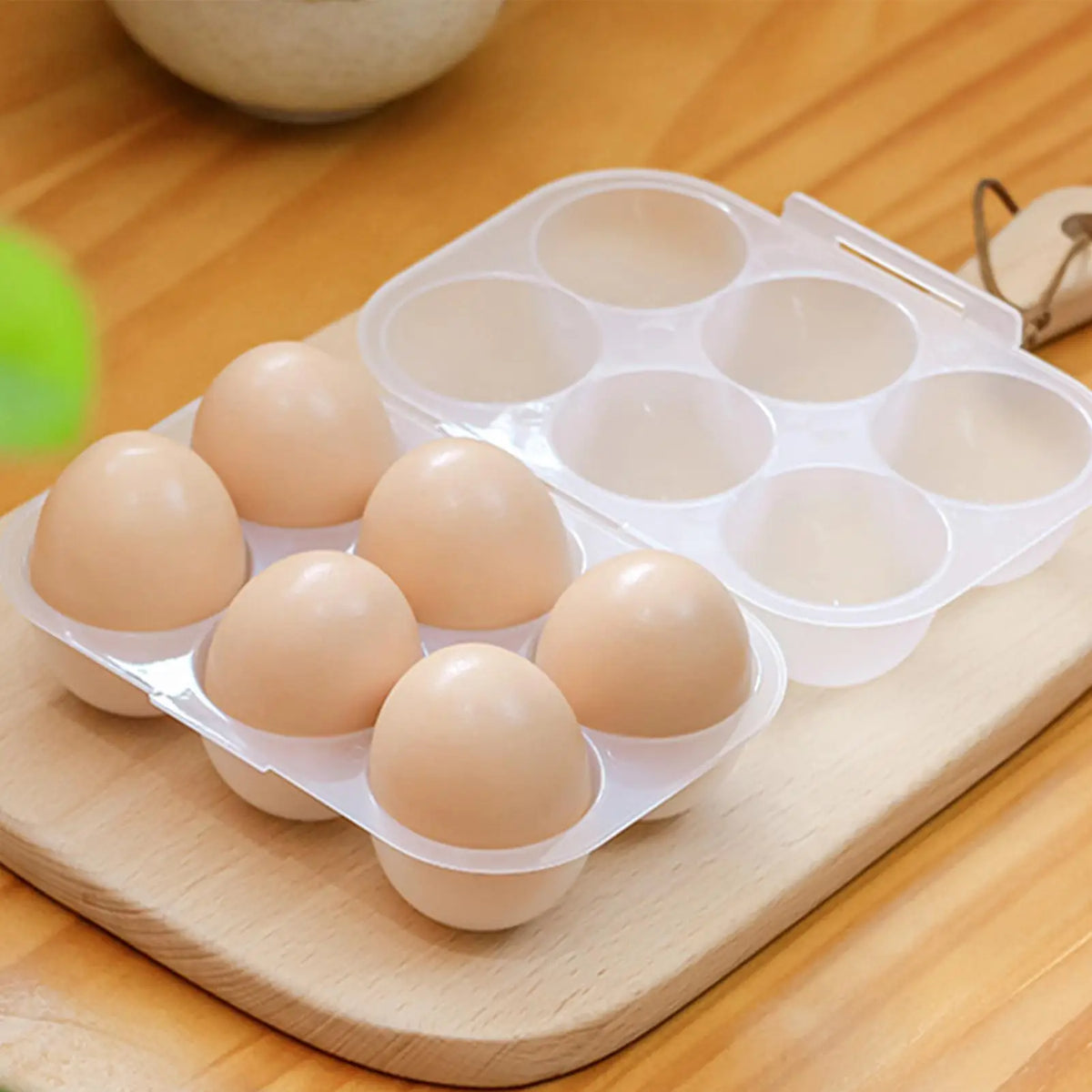 6-Egg Transparent Storage Container – Fridge, Camp & Travel Egg Storage Container QXL
