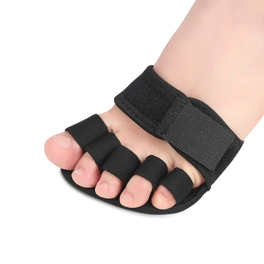 Adjustable Toe Separator Forefoot Pad | 5-Toe Cushion Insole Forefoot Cushion Pad QXL
