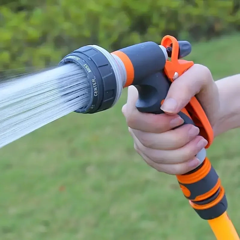 Adjustable High-Pressure Hose Nozzle Gun | Lawn & Car Wash Garden Hose Nozzle QXL