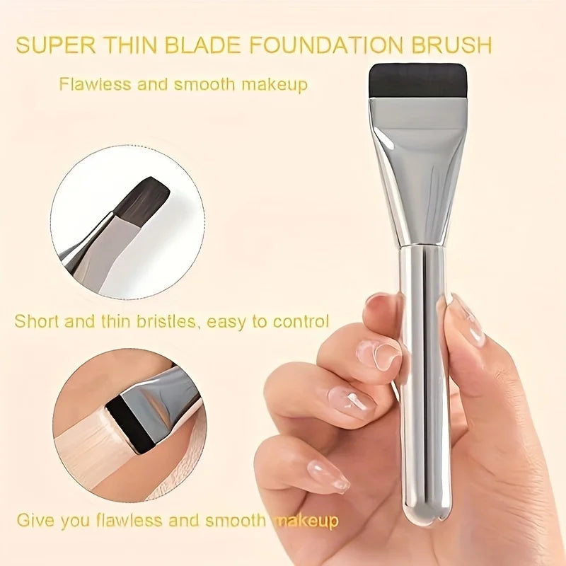 Ultra-Thin Foundation Brush – Concealer & Contour Tool Foundation Makeup Brush QXL