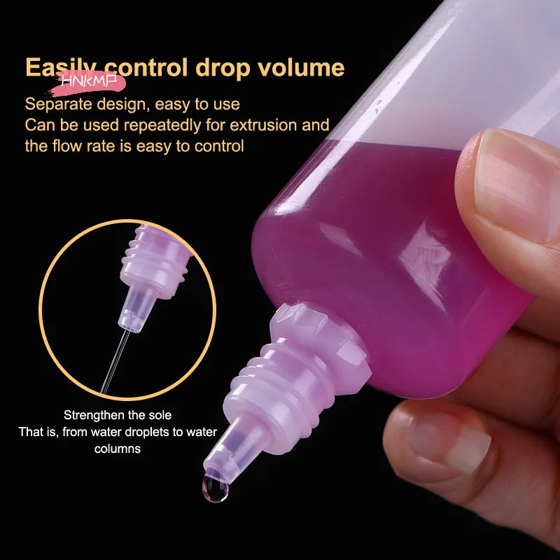 5-Pack Refillable Squeeze Dropper Bottles | Multi-Size PE Squeeze Dropper Bottles QXL