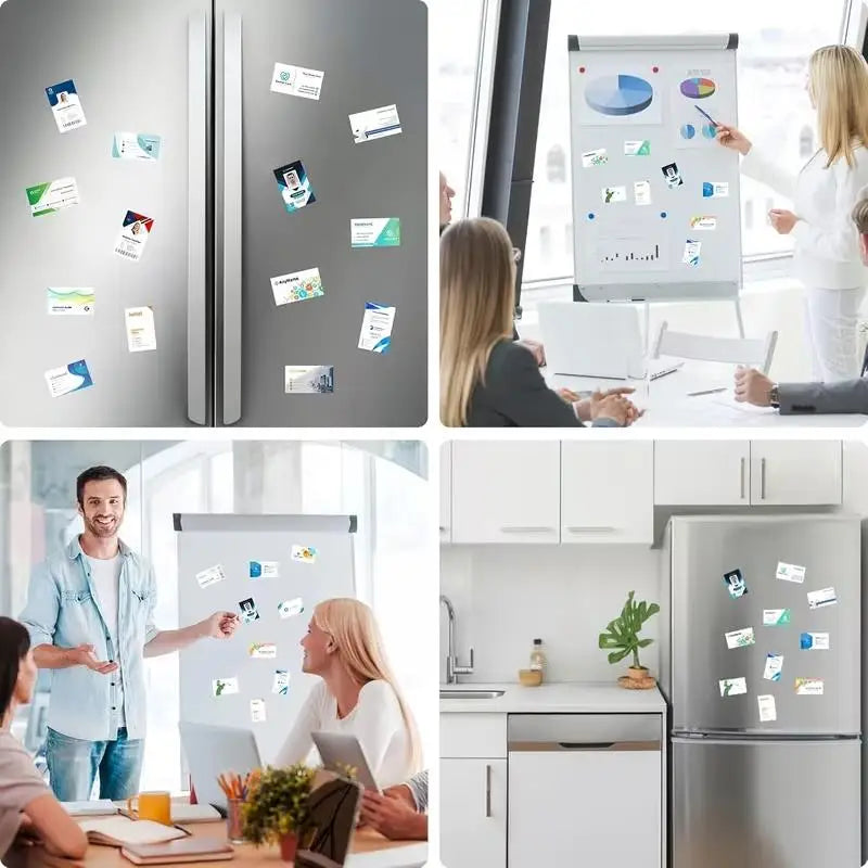 20-Pack Self-Adhesive Magnetic Strips | Residue-Free Crafts Magnetic Craft Strips QXL