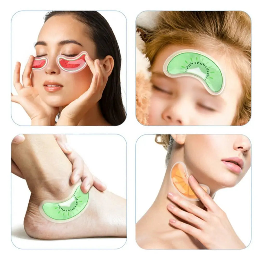 Fruit Design Hot & Cold Gel Eye Compress Pad | Reusable Gel Eye Compress QXL
