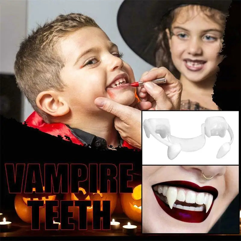 Vampire Fang Teeth – Halloween Cosplay Costume Prop Halloween Costume Prop QXL