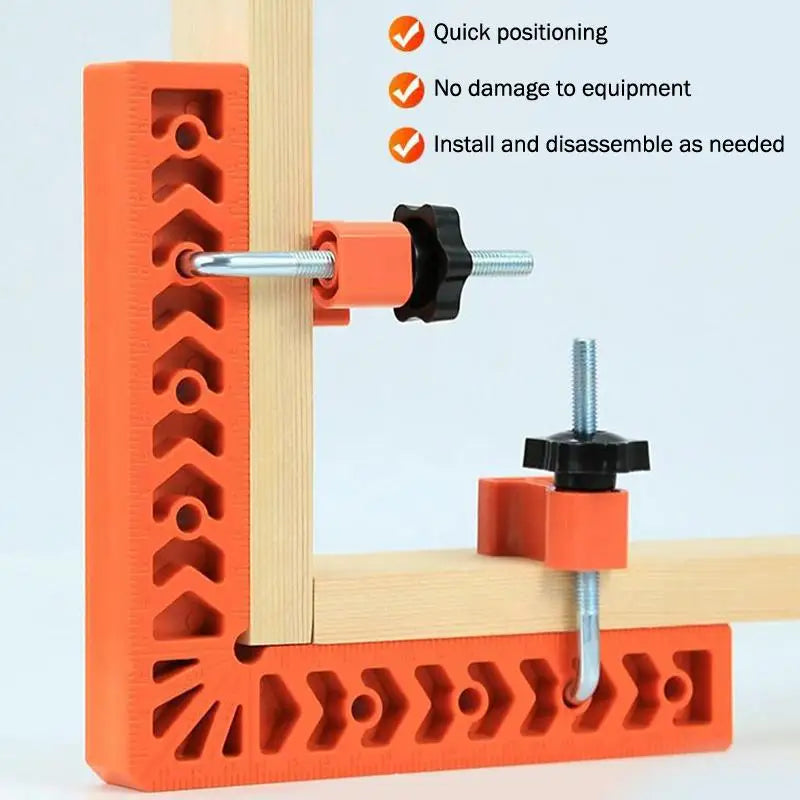 4-Pack 90° Right Angle Corner Clamps | Woodworking Ruler Set Woodworking Corner Clamp QXL