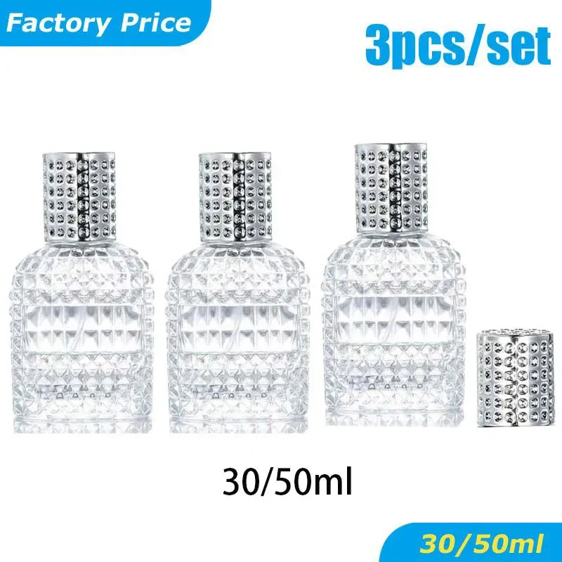 Pineapple Glass Perfume Bottle with Atomizer | 30ml & 50ml Perfume Atomizer Bottle QXL