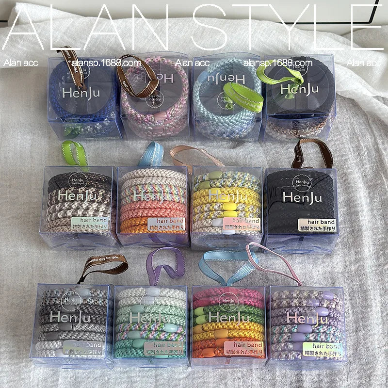 Korean Braided Hair Rope | Volumizing Ponytail Elastic Tie Hair Tie Rope QXL