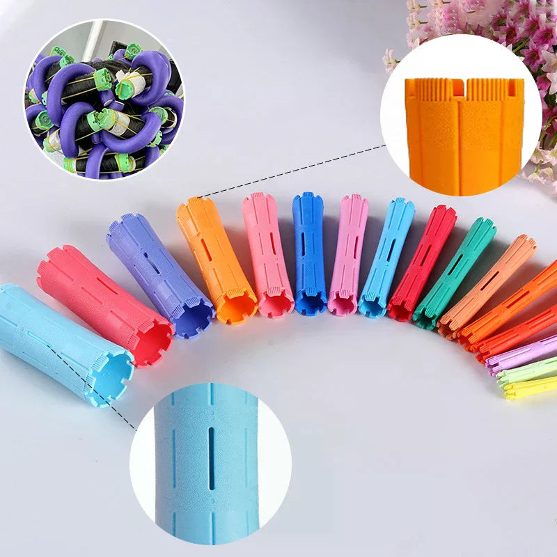 6/9-Pack Heatless Perm Rods | Cold Wave Hair Curling Rollers Hair Perm Rods QXL