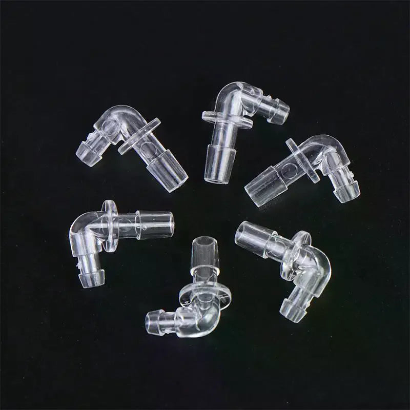 10-Pack Hearing Aid Tubing Connectors | Transparent Eartip Adaptor Hearing Aid Accessories QXL