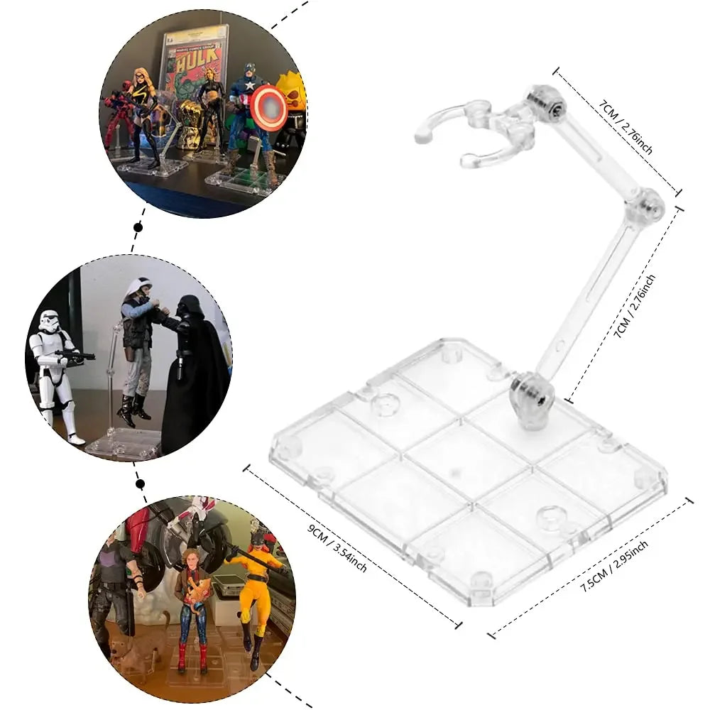 Action Figure Display Stand | HG RG SD SHF Gundam 1/144 Base Figure Display Stand QXL