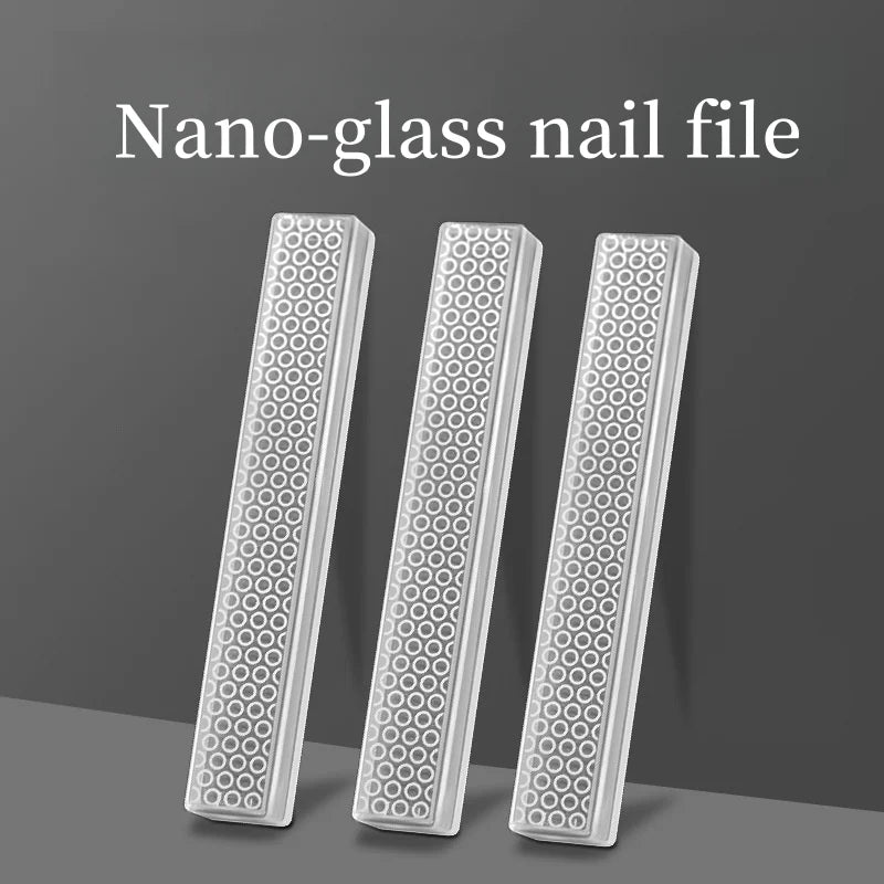 Nano Glass Nail File – Portable Manicure & Pedicure Tool Glass Nail File QXL