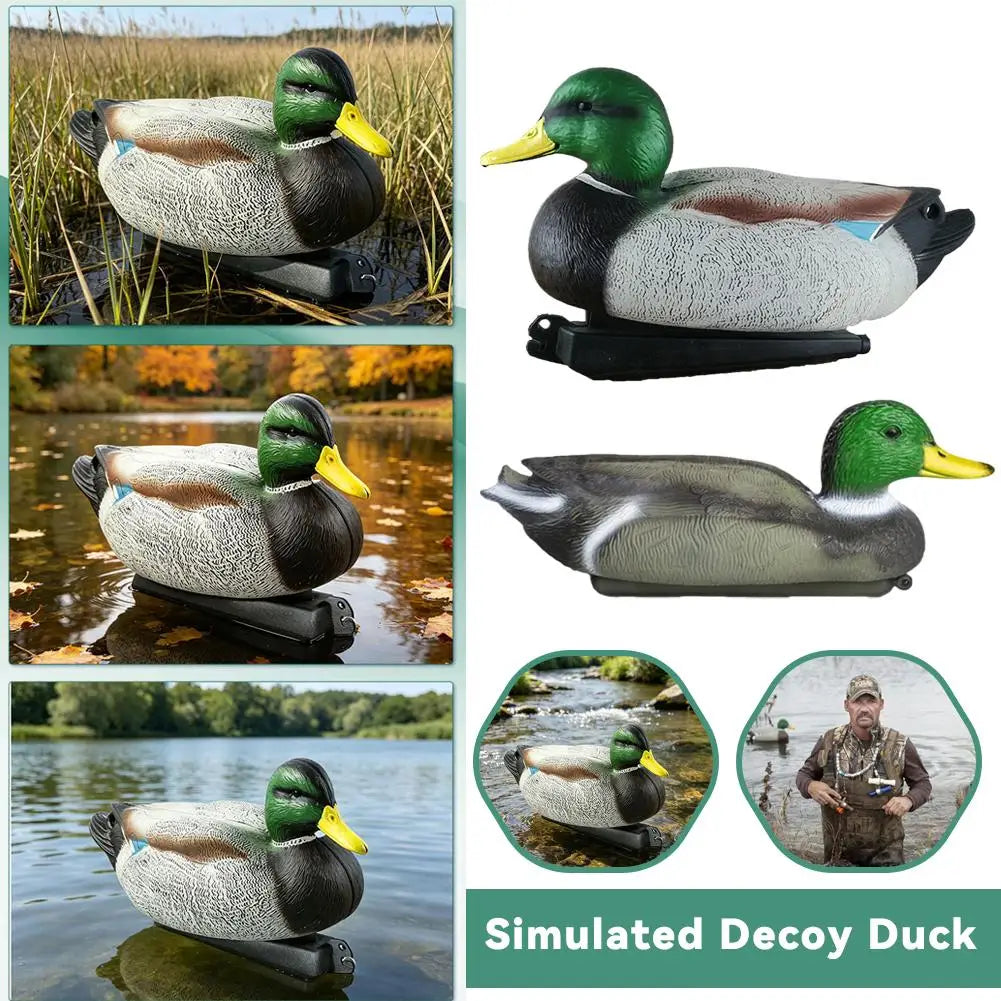 Realistic Mallard Duck Decoy | Floating Drake for Hunting & Garden Duck Hunting Decoy QXL
