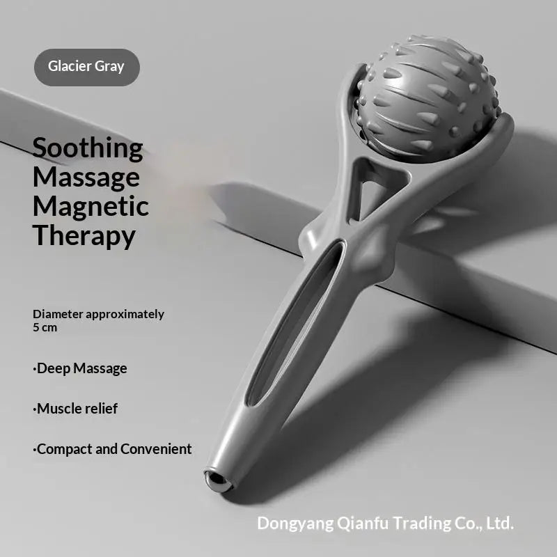 Handheld Roller Massager & Ball Point Massage Tool | Portable Roller Massager Tool QXL 1 Gray